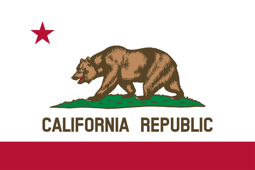 State flag of California in the US